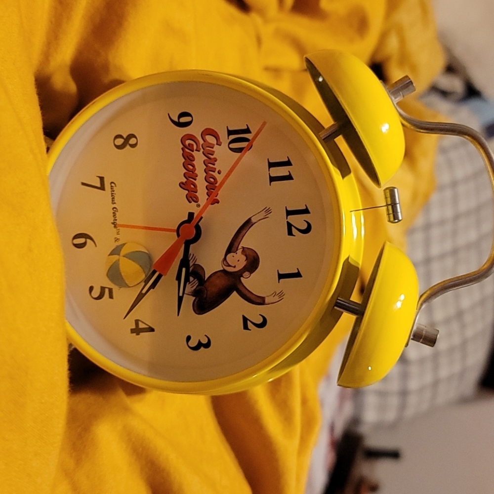 Curious George alarm clock